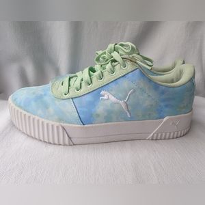 Puma Carina Lace Up Sneakers Multicolor.